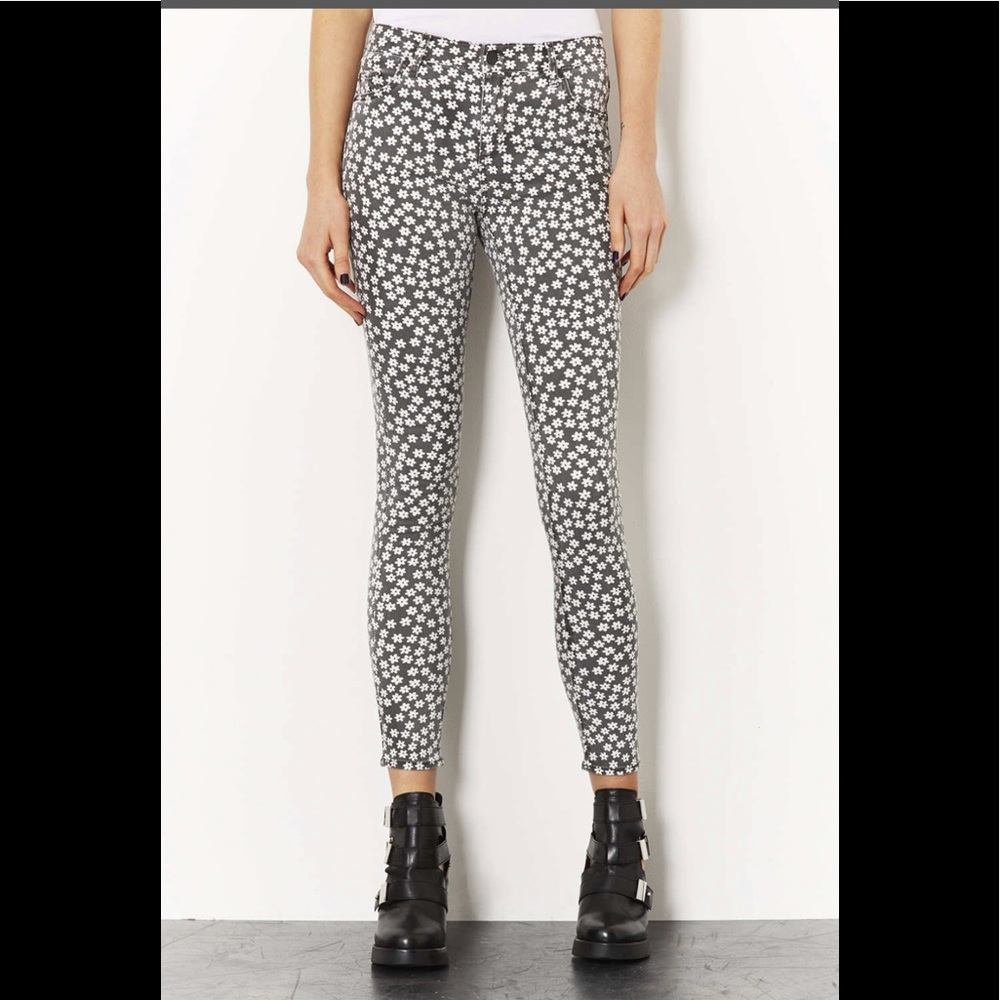 Topshop Women’s Moto Gray Daisy Leigh Jeans